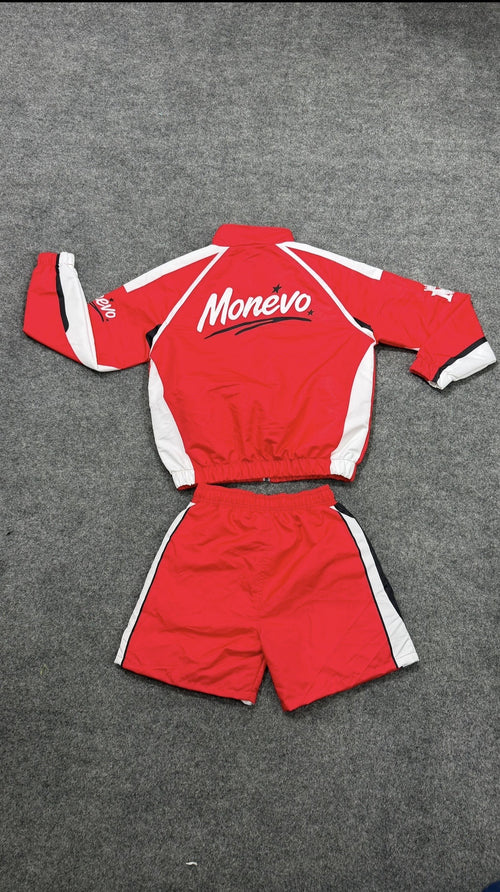 Monevo Windbreaker Set - Red